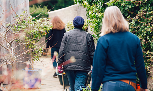 Garden volunteers