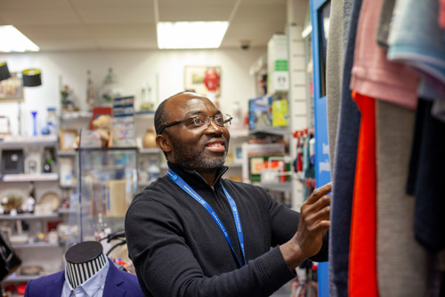 Retail volunteer
