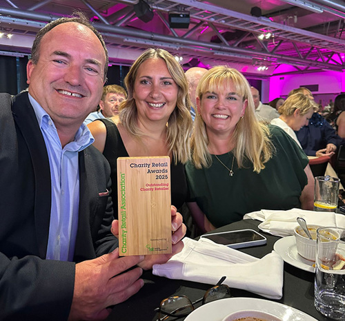 Members of the St Peter's Hospice retail team