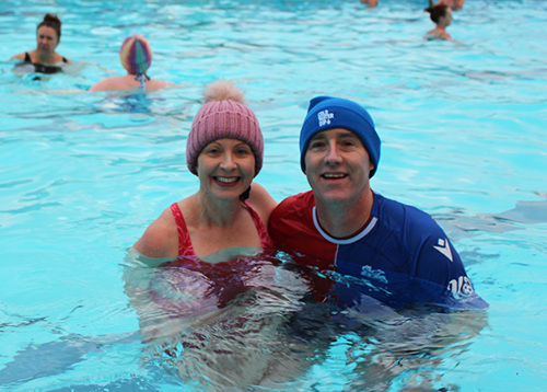 Cold Water Dip participants