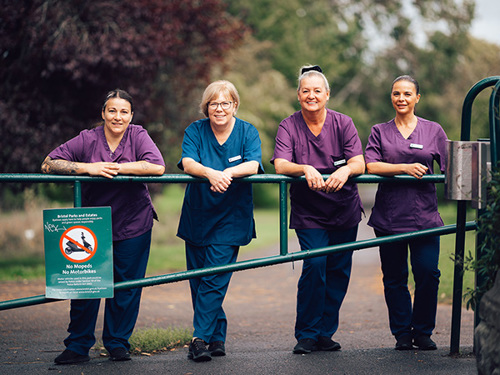 Hospice at Home team