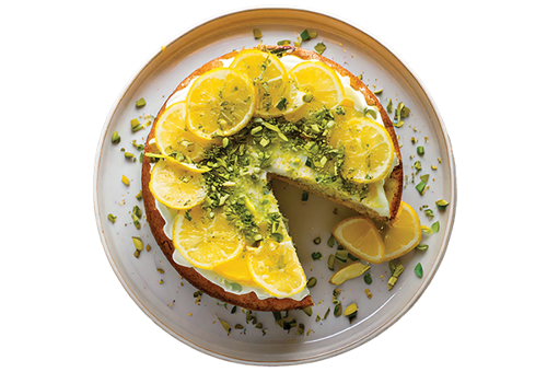 Lemon and courgette cake