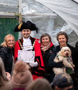 Congratulations to our garden volunteers